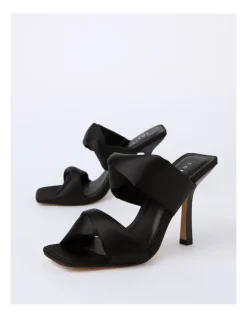 Flash Sale ✨ Tokito Mimi ✨ Sandal In Black Satin ⌛ -Chic Highheels Store unnamed file 1066