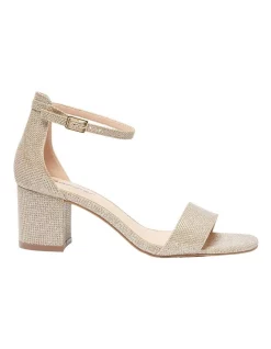 Deals 😉 Sandler Harmony Sandals In Gold Fabric 💯