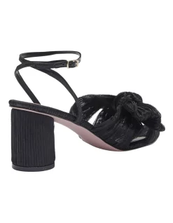 Budget ⭐ Pink Inc Secret Black Fabric 👍 Sandals ❤️ -Chic Highheels Store unnamed file 1118