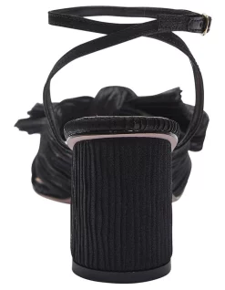 Budget ⭐ Pink Inc Secret Black Fabric 👍 Sandals ❤️ -Chic Highheels Store unnamed file 1119