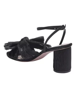 Budget ⭐ Pink Inc Secret Black Fabric 👍 Sandals ❤️ -Chic Highheels Store unnamed file 1120