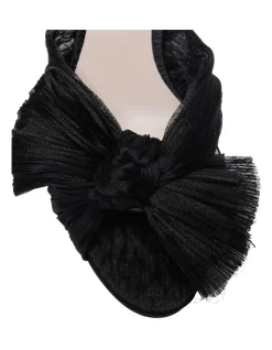 Budget ⭐ Pink Inc Secret Black Fabric 👍 Sandals ❤️ -Chic Highheels Store unnamed file 1121