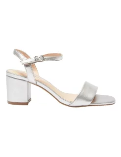 Cheapest 😍 Sandler Heather 😀 Sandals In Silver Metallic Leather ⌛