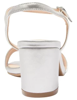 Cheapest 😍 Sandler Heather 😀 Sandals In Silver Metallic Leather ⌛ -Chic Highheels Store unnamed file 1307