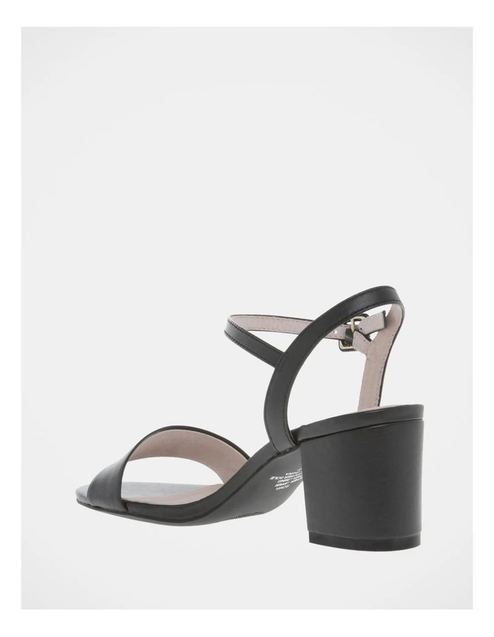 Best deal π Basque Roma Leather Block Heel Sandal In Black π 2 Best deal π Basque Roma Leather Block Heel Sandal In Black π - Image 2