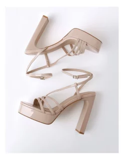 Best Pirce 🔔 Tokito Charm Nude Sandal In Beige 😀 -Chic Highheels Store unnamed file 1379