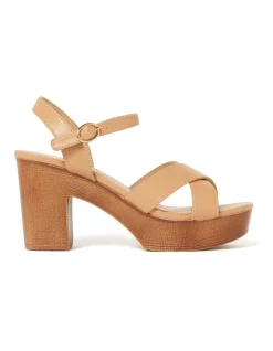 Best Pirce ⭐ Forever New Clara Heeled Clog In Brown 😉