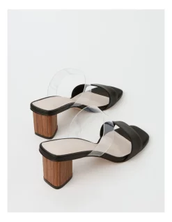 Best reviews of ✔️ Basque Pamper Black Leather Sandal In Black 👍 -Chic Highheels Store unnamed file 1497