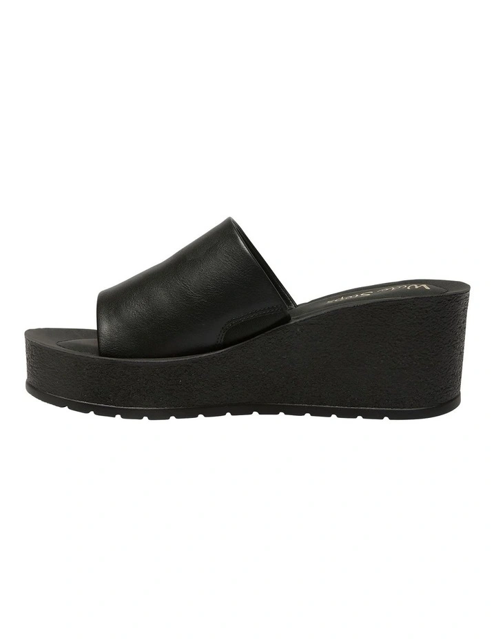Outlet π Wide Steps Landon Sandals In Black Smooth π 3 Outlet π Wide Steps Landon Sandals In Black Smooth π - Image 3