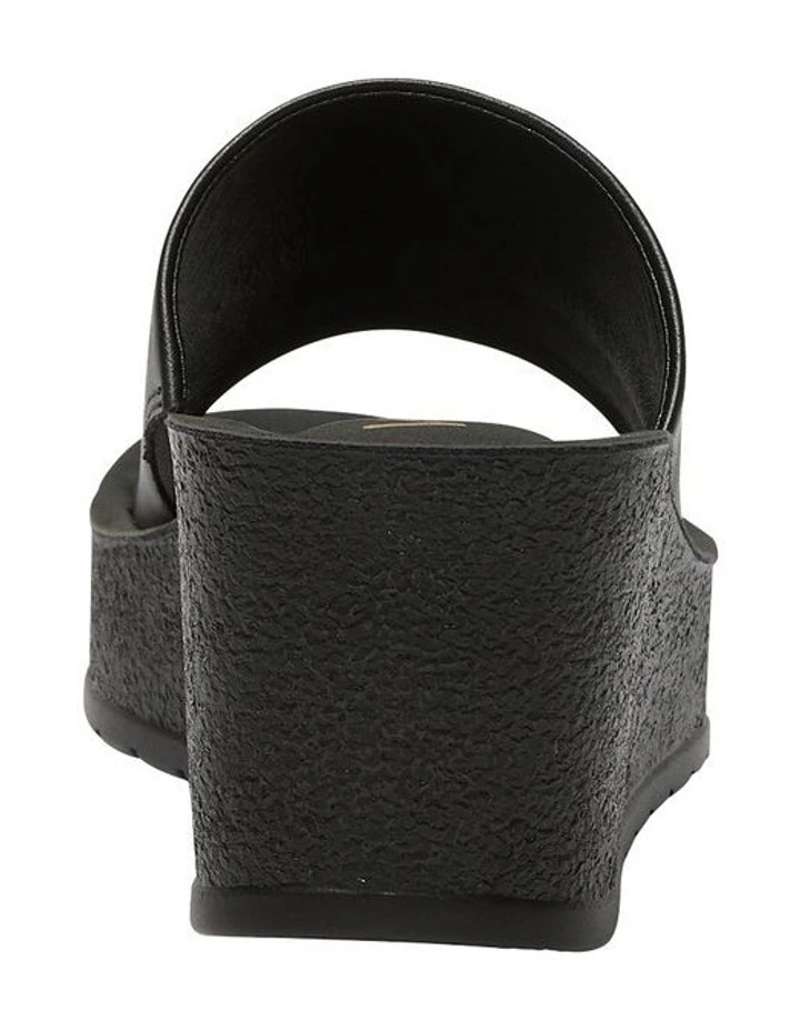 Outlet π Wide Steps Landon Sandals In Black Smooth π 5 Outlet π Wide Steps Landon Sandals In Black Smooth π - Image 5