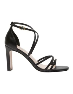 Promo 👏 Pink Inc Lattice 😀 Sandals In Black Smooth ⌛