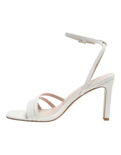 Best Sale 🌟 Pink Inc Lara Sandals In White Smooth 😍 -Chic Highheels Store unnamed file 1733