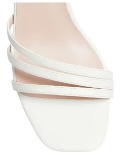Best Sale 🌟 Pink Inc Lara Sandals In White Smooth 😍 -Chic Highheels Store unnamed file 1737