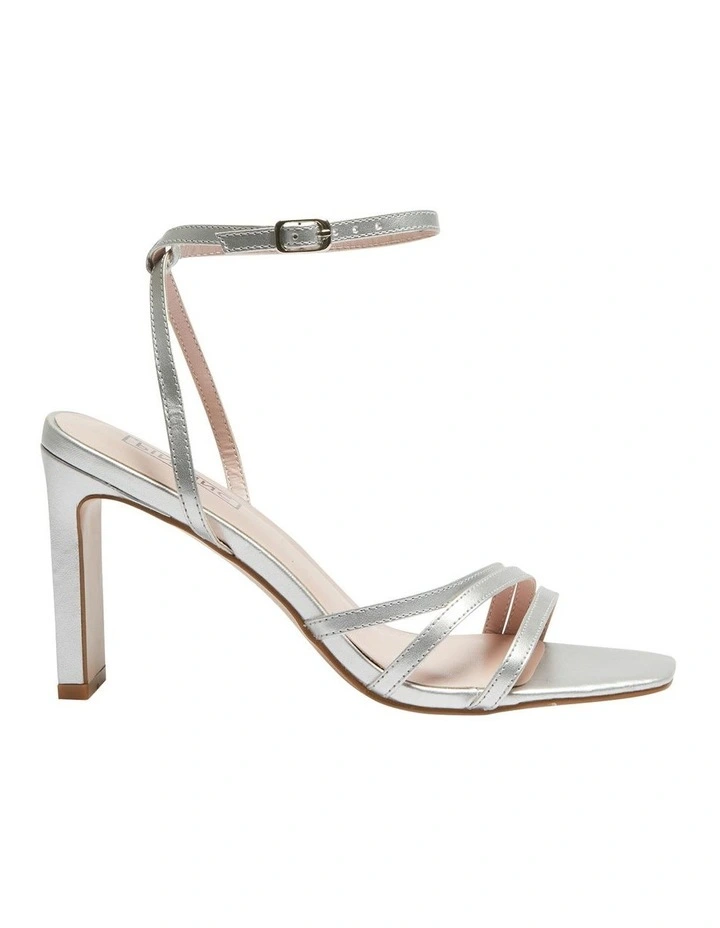 Best deal π Pink Inc Lara Sandals In Silver Metallic π 1 Best deal π Pink Inc Lara Sandals In Silver Metallic π