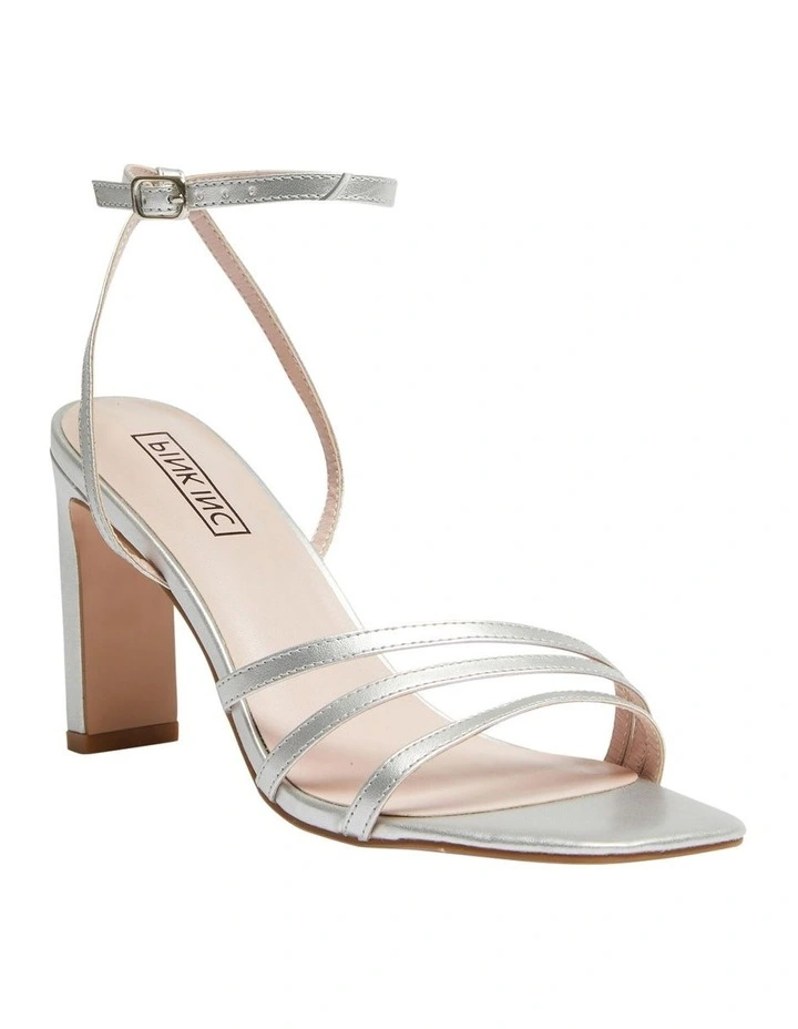 Best deal π Pink Inc Lara Sandals In Silver Metallic π 2 Best deal π Pink Inc Lara Sandals In Silver Metallic π - Image 2