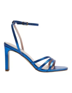 Deals ✨ Pink Inc Lara Sandals In Blue Metallic ⌛