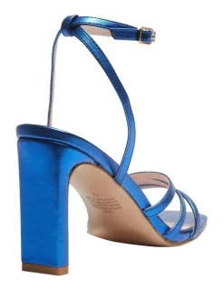 Deals ✨ Pink Inc Lara Sandals In Blue Metallic ⌛ -Chic Highheels Store unnamed file 1762