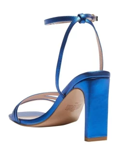 Deals ✨ Pink Inc Lara Sandals In Blue Metallic ⌛ -Chic Highheels Store unnamed file 1764