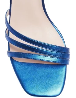 Deals ✨ Pink Inc Lara Sandals In Blue Metallic ⌛ -Chic Highheels Store unnamed file 1765