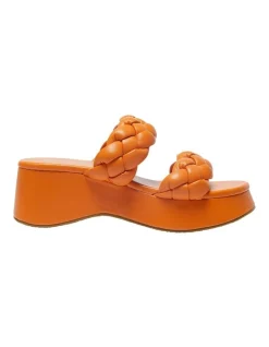 New ✨ Ravella Enzo ⌛ Sandals In Orange Smooth 🥰