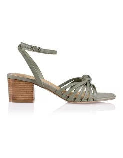 Best Sale ⌛ Siren Nonita Block Heel Sandals In Olive 😉
