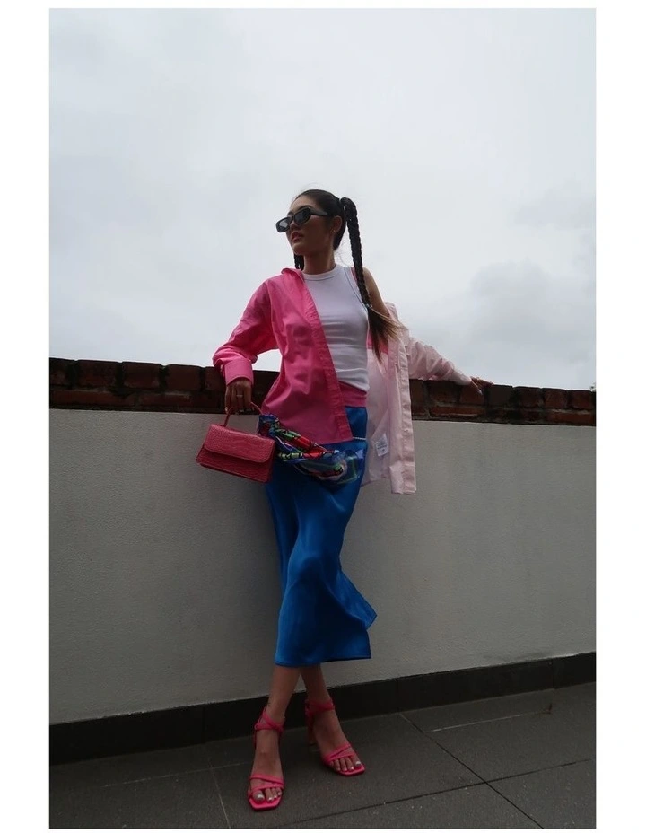 New π Siren Kianna Block Heel Sandals In Pink π 5 New π Siren Kianna Block Heel Sandals In Pink π - Image 5