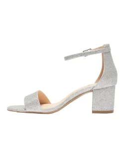 Deals 🛒 Sandler Harmony Sandals In Silver Fabric 🔔 -Chic Highheels Store unnamed file 2000