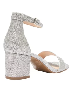 Deals 🛒 Sandler Harmony Sandals In Silver Fabric 🔔 -Chic Highheels Store unnamed file 2001