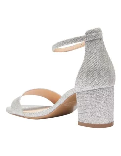 Deals 🛒 Sandler Harmony Sandals In Silver Fabric 🔔 -Chic Highheels Store unnamed file 2003