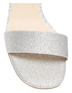 Deals 🛒 Sandler Harmony Sandals In Silver Fabric 🔔 -Chic Highheels Store unnamed file 2004