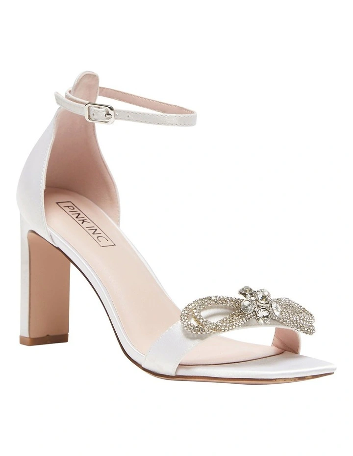 Best Sale β Pink Inc Honey π Sandals In Ivory Satin β 2 Best Sale β Pink Inc Honey π Sandals In Ivory Satin β - Image 2