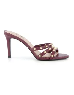 Top 10 🔔 Dune London Madrina Di Sandals In Burgundy 💯