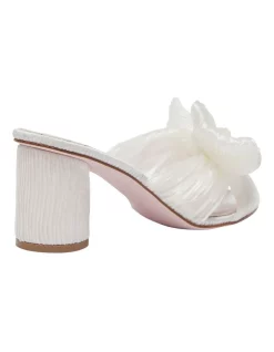 Outlet 🌟 Pink Inc Surge Ivory Fabric Sandals 🔔 -Chic Highheels Store unnamed file 2083