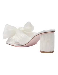 Outlet 🌟 Pink Inc Surge Ivory Fabric Sandals 🔔 -Chic Highheels Store unnamed file 2085