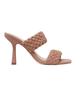 Cheap ❤️ Pink Inc Jacinta Dark Blush Weave Sandals 🥰