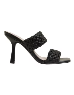 Best Sale 🤩 Pink Inc Jacinta Black Weave Glove Sandals 🧨