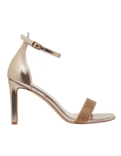 Cheapest ⌛ Pink Inc Hope Gold Metallic 🎉 Sandals ✨