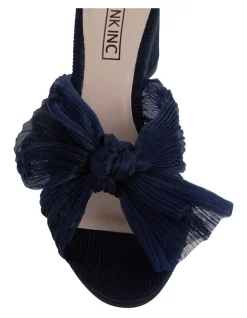 Cheap 🥰 Pink Inc Surge Navy Fabric Sandals 👍 -Chic Highheels Store unnamed file 2193