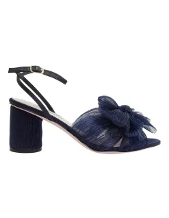 Outlet 👏 Pink Inc Secret Navy Fabric Sandals 👏