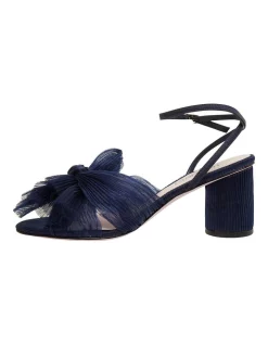Outlet 👏 Pink Inc Secret Navy Fabric Sandals 👏 -Chic Highheels Store unnamed file 2210