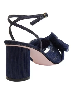 Outlet 👏 Pink Inc Secret Navy Fabric Sandals 👏 -Chic Highheels Store unnamed file 2211