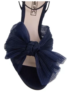Outlet 👏 Pink Inc Secret Navy Fabric Sandals 👏 -Chic Highheels Store unnamed file 2212