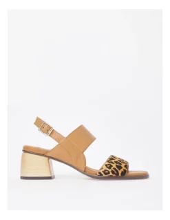 Hot Sale 👏 Zazou Palmer Sandal In Tan Leopard ⌛