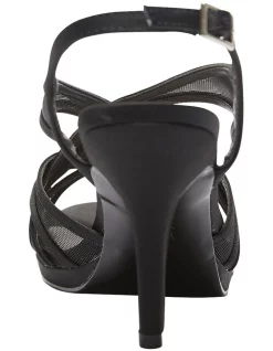 Promo ✨ NINA Bess 🎁 Sandals In Black Satin 🤩 -Chic Highheels Store unnamed file 2413