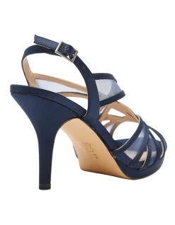 Budget 😉 NINA Bess Sandals In New Navy Satin 🎁 -Chic Highheels Store unnamed file 2419