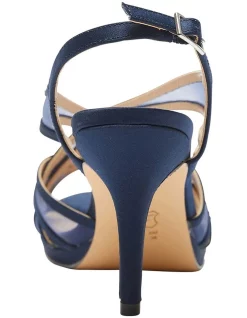 Budget 😉 NINA Bess Sandals In New Navy Satin 🎁 -Chic Highheels Store unnamed file 2420