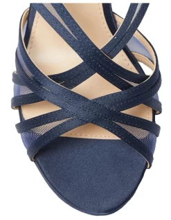 Budget 😉 NINA Bess Sandals In New Navy Satin 🎁 -Chic Highheels Store unnamed file 2422