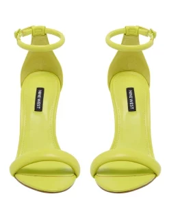 Cheapest ❤️ Nine West Teeya Heeled 🔔 Sandal In Lime Green ⌛ -Chic Highheels Store unnamed file 2437