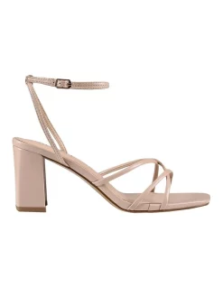 Best Pirce π Verali Nakita Low Block Heels In Nude Smooth π₯°