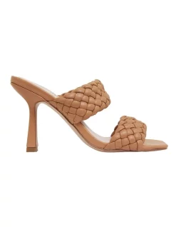 Deals 🛒 Pink Inc Jacinta Dark Camel Weave Glove ✨ Sandals ❤️